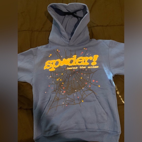Blue tc spider hoodie - Picture 1 of 3